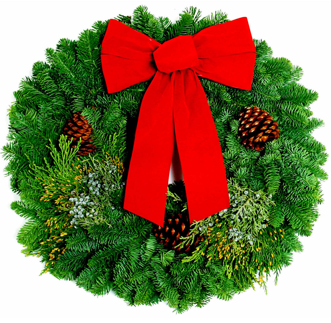 Mixed Evergreen Wreath